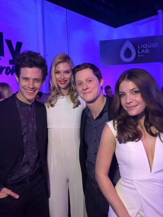 FreeformTV's tweet photo. Our new @ABCFamily hotties from #Stitchers and @KevinFromWorkTV were chatting it up at #ABCFamilyUpfront! http://t.co/4YIc6S6PFb