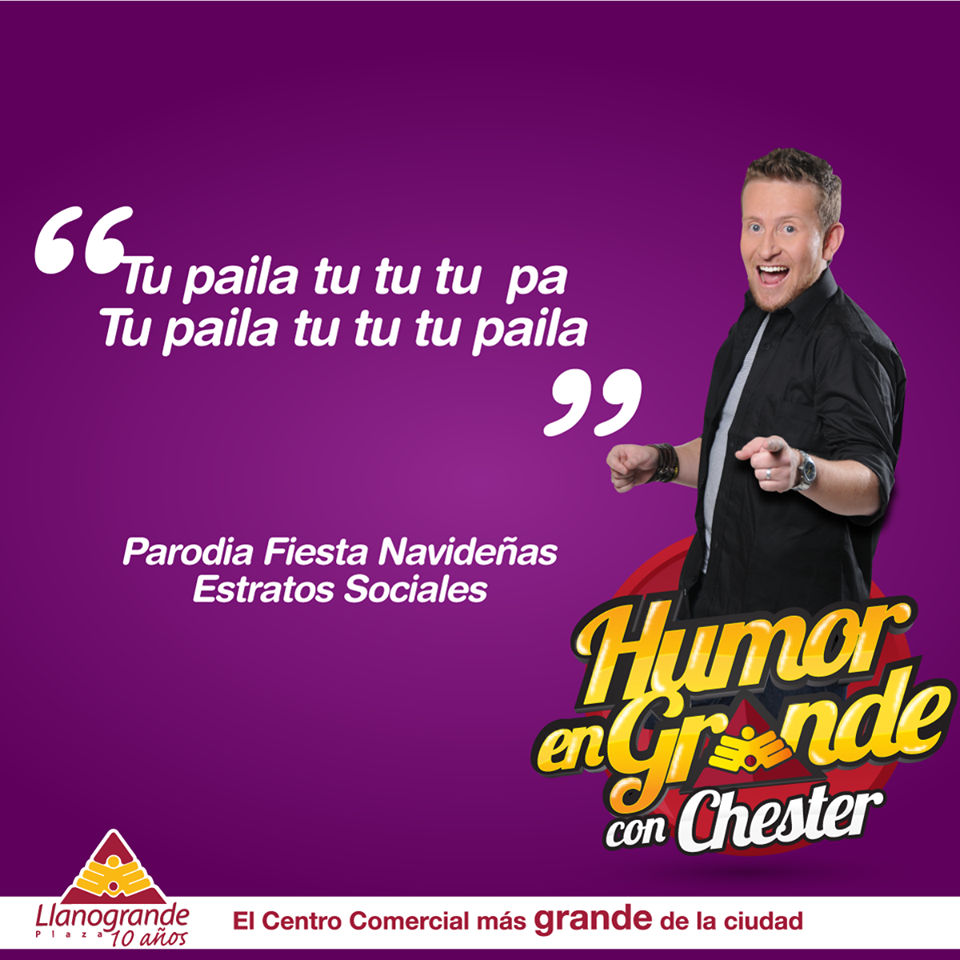 CC_LLANOGRANDE's tweet photo. Ven y diviértete en familia en el show de #Chester este sábado 18 de abril a las 7:00pm en @CC_LLANOGRANDE  #gratis http://t.co/h6rM3SKXl3