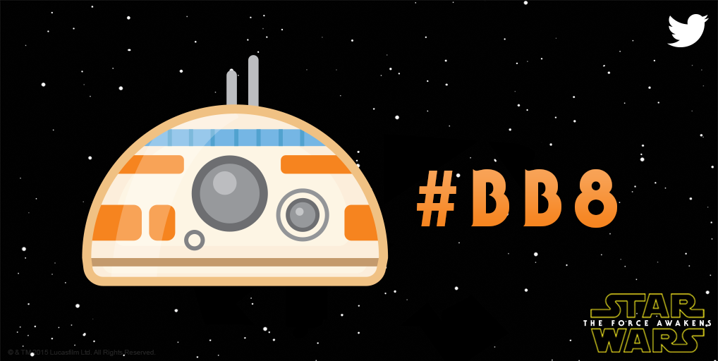 bad_robot's tweet photo. BOOM!  #BB8  #StarWarsEmojis http://t.co/8Svc3hWvXQ