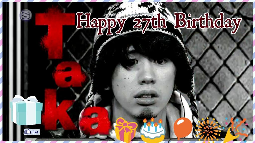 Happy 27th Birthday Takahiro Morita Moriuchi          