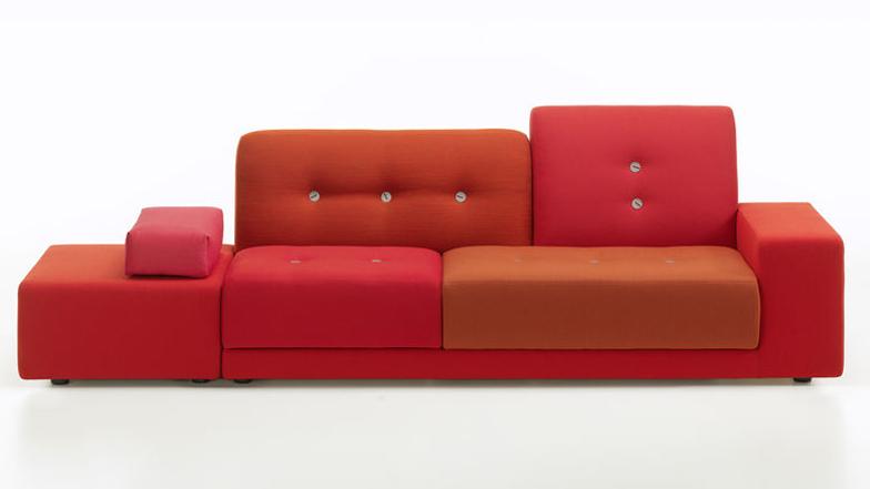 dezeen's tweet photo. Hella Jongerius updates her "young classic" Polder sofa for @Vitra: http://t.co/Ch19DOaLH1 #design #milanodesignweek http://t.co/upTz4choKg