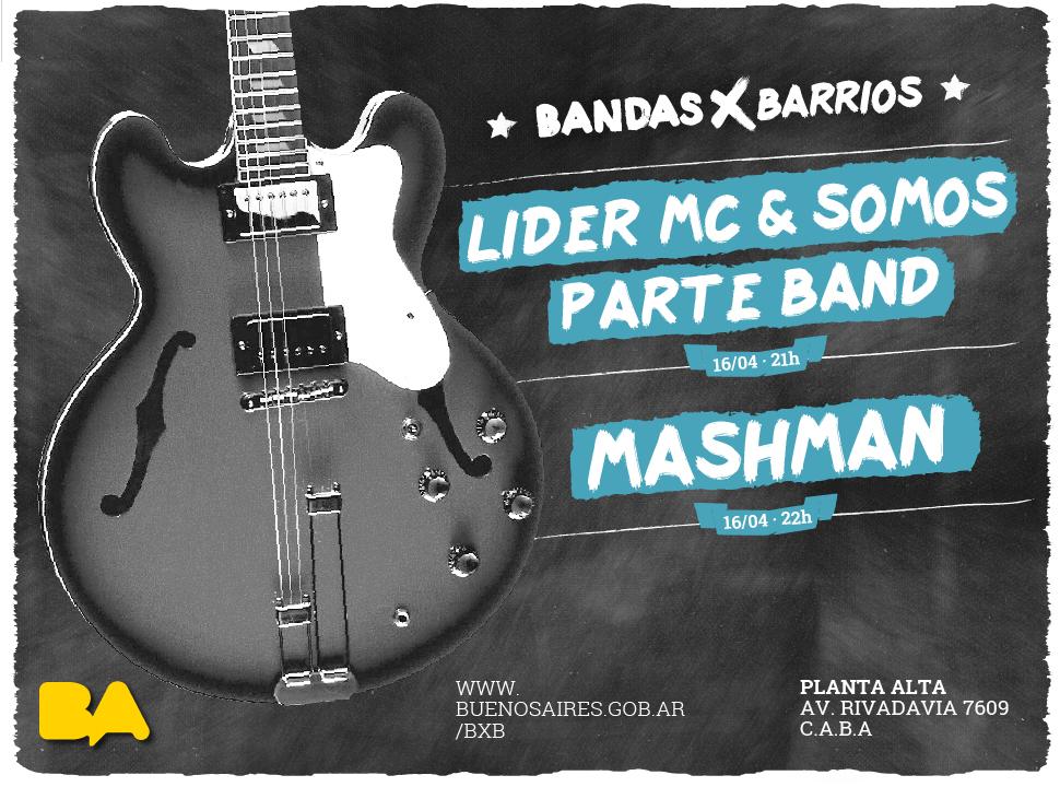 BAJoven's tweet photo. ¡No te olvides! Tocan en vivo y gratis @ellidermc y @MashmanNET. Desde las 21h en Planta Alta (Flores). #BxB http://t.co/XQx0HZASn0