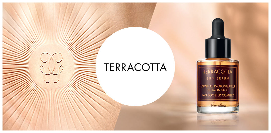 Guerlain's tweet photo. In need of a tan booster? Add 2 drops of #Terracotta #Sun Serum to your daily face cream! #MakeupGuerlain http://t.co/2Ke4nLNEkI