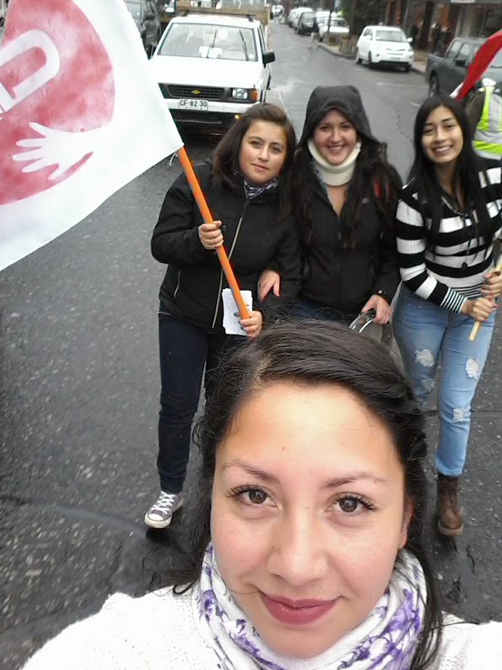 CAVIUC's tweet photo. Los estudiantes del campus Villarrica también se hacen presentes.
#ChileMarchaEl16 http://t.co/SJiHT28xxS
