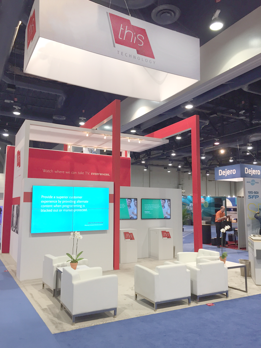 Here's our client, This Technology, at the Nat'l Association of Broadcasters show in Vegas this week.