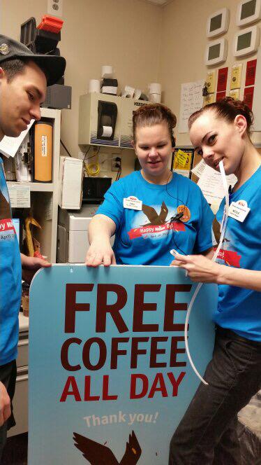 StabinskiNicole's tweet photo. Wawa day!!!!! Free coffee!!!!! http://t.co/CQdTokEYVC