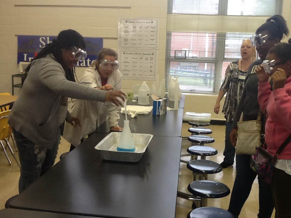 CISCleveland's tweet image. Students participated #hightouchhightech activities with exploding bags and volcanos!#ciscleveland #clevecoschools