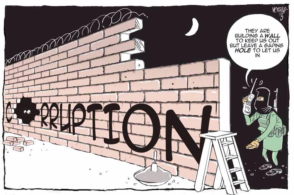 maomar324's tweet photo. Amazing Cartoonist Ndula about "Security Wall" #Kenya to construct along it's border wit #Somalia @BoniMtetezi http://t.co/afMlnJgpNd