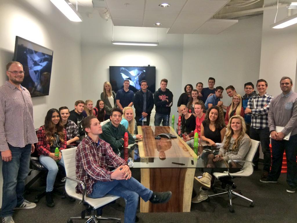 97thFloor's tweet photo. We loved having the marketing students from Bingham High at HQ to learn more about #digitalmarketing and agency life! http://t.co/aUuH6j6Yhs