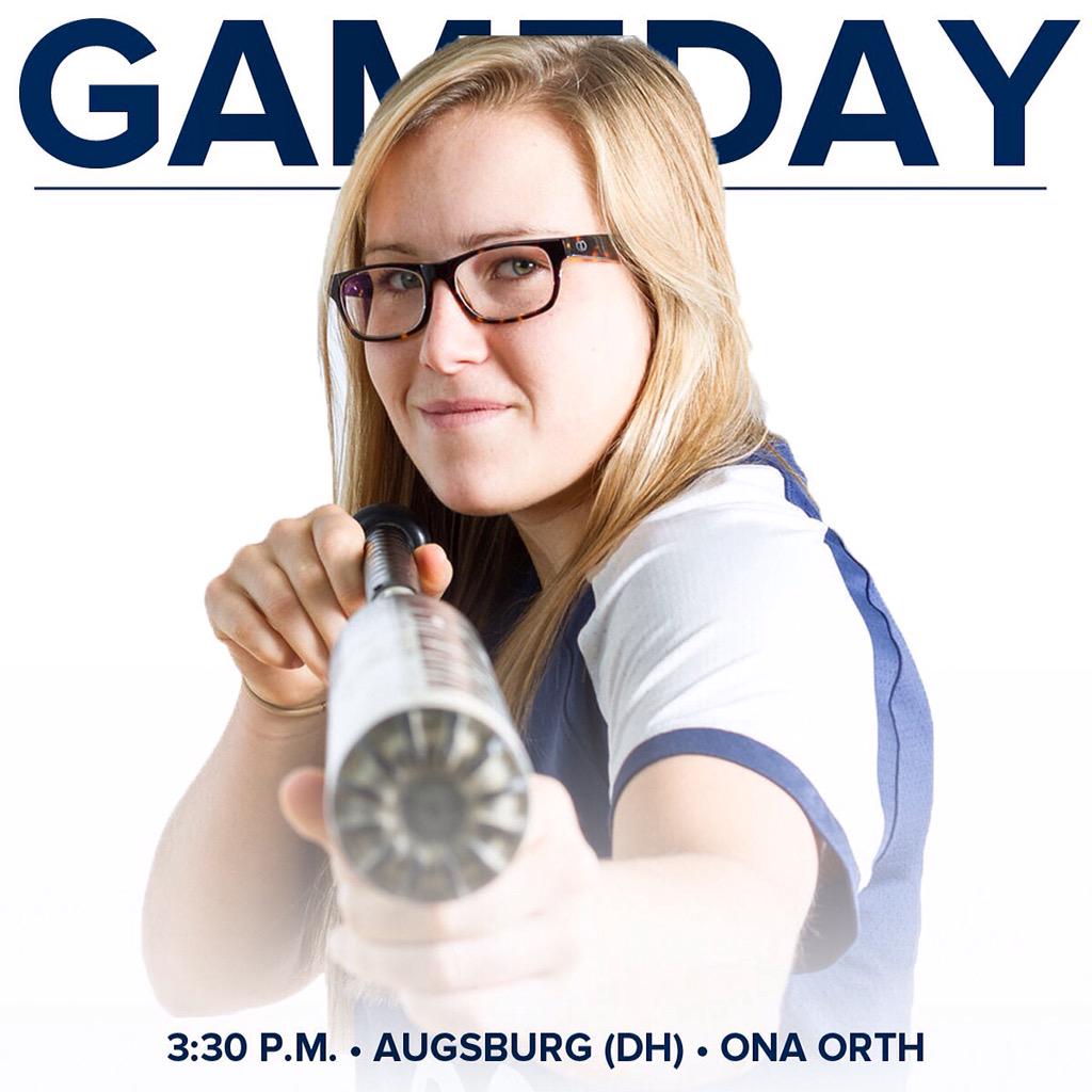 BethelRoyals's tweet photo. SB: The #BURoyals host @AugsburgAuggies for a MIAC DH today at Ona Orth! It's #tbt day as BU is wearing throwbacks! http://t.co/WIHZPzWM1h