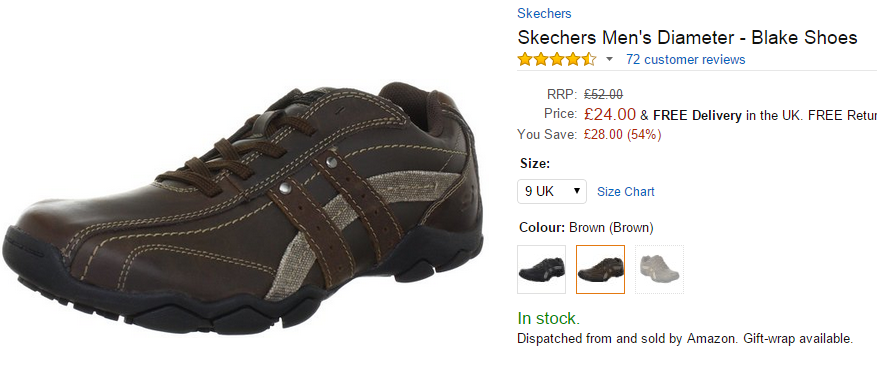 skechers men's diameter blake shoes