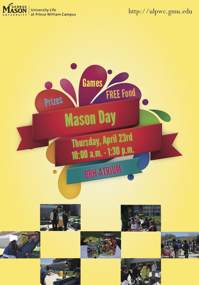 Good Afternoon Everyone! Mason day is right around the corner! Come out &amp; enjoy some fun activities, prizes and food!