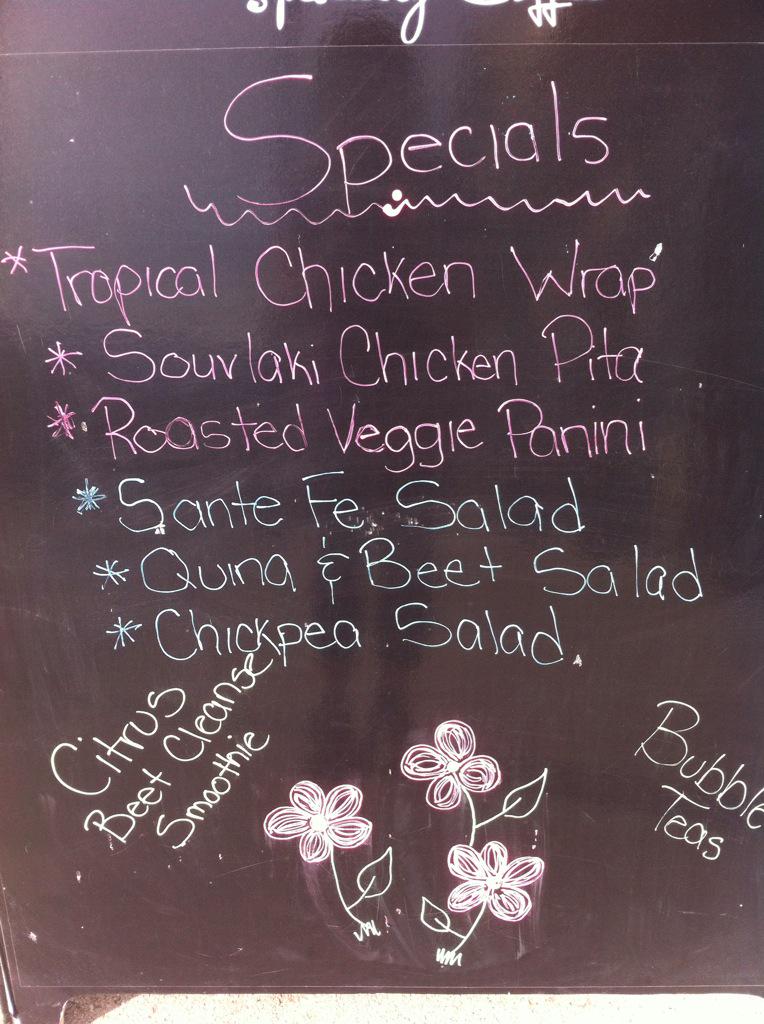 pinkcherry14's tweet photo. Today's specials at The Cherry ! http://t.co/wKHl82HFOW