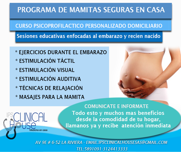 IPSClinicalHous's tweet photo. PROGRAMA DE MAMITAS SEGURAS EN CASA
ATENCION PRERSONALIZADA A DOMICILIO http://t.co/Ty7AoYiked