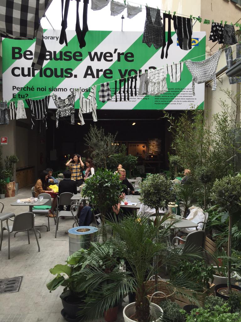 OnlineWonen's tweet photo. #IKEAtemporary maakt indruk! #Salone2015 http://t.co/p9Expzvsnl