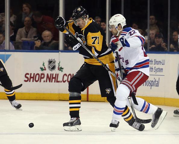 NHL's tweet image. .@NYRangers vs. @Penguins. Game 1. Who will win? Vote with #NYRWIN or #PensWIN!