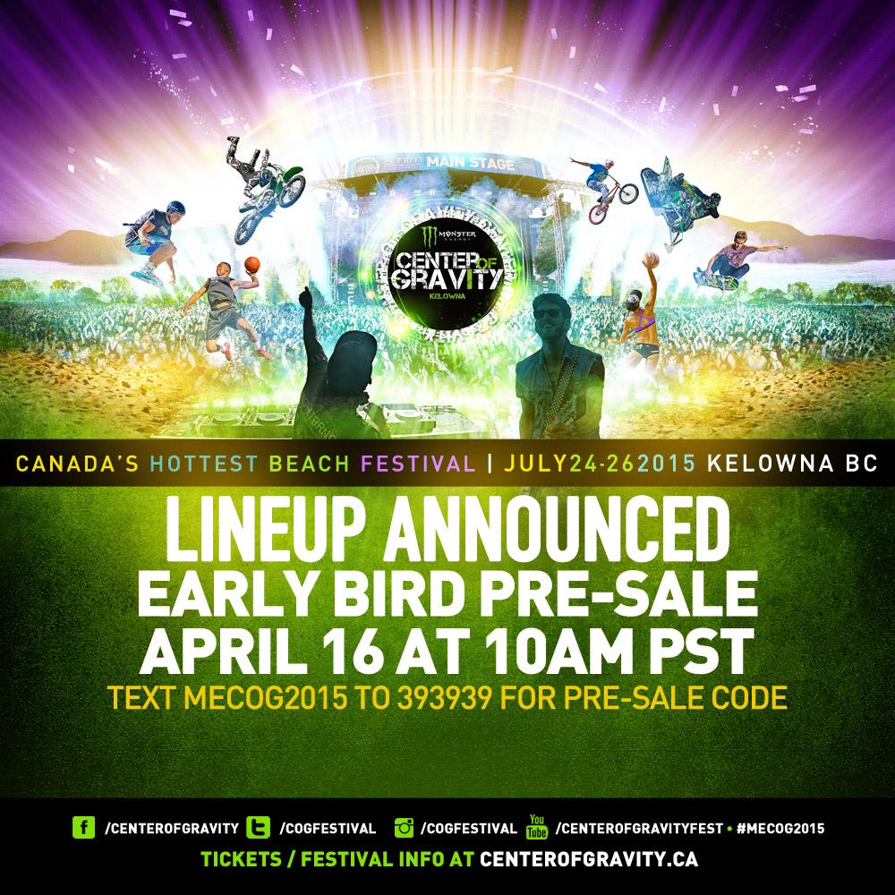 WetApeProd's tweet photo. Text MECOG2015 to 393939 for your pre-sale code! Tickets available at http://t.co/ZEkBMJ6Jyk  #kelowna #festival http://t.co/hvcTBDbAce