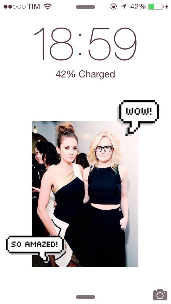 rndmlockscreens's tweet photo. Nina Dobrev/Jennifer Morrison lockscreen - rt if you want it, I'll dm it to you (requested) http://t.co/3NlMXgGLZa