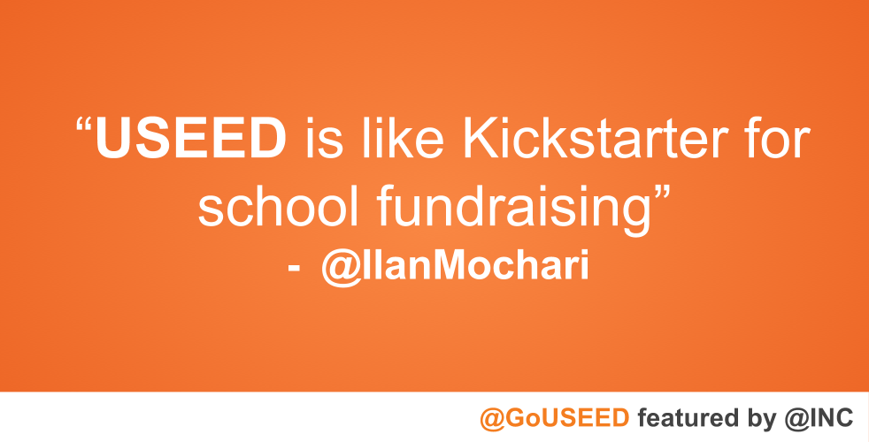RossMSylvester's tweet photo. We @GoUSEED just got featured by @INC for crowdfunding in #highered - thank you @IlanMochari http://t.co/a0oJxh5ce2 http://t.co/9welEZkiUL