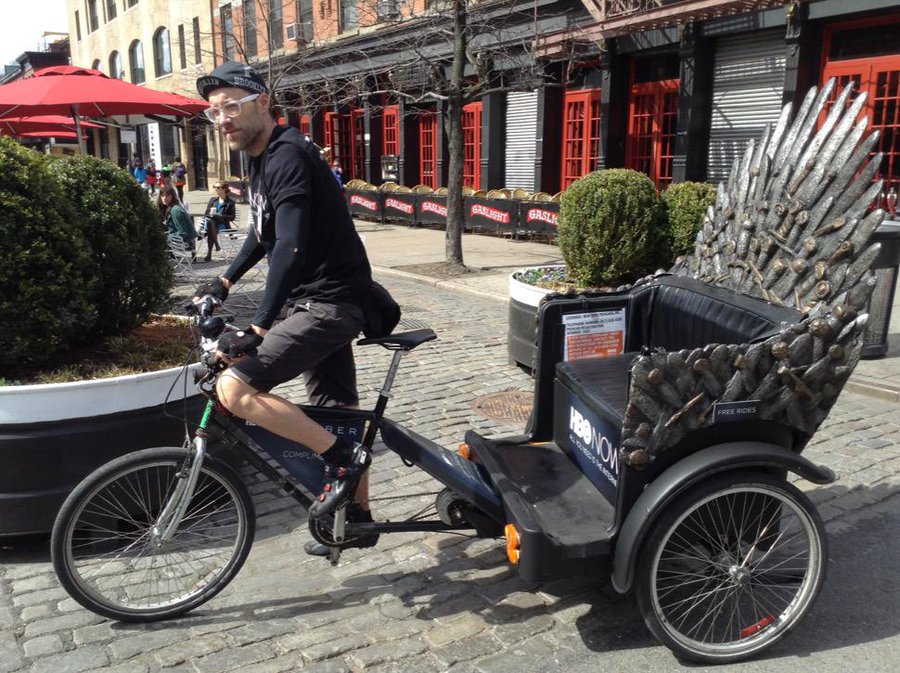Game of Thrones': Uber Brings Iron Throne to Streets of New York 