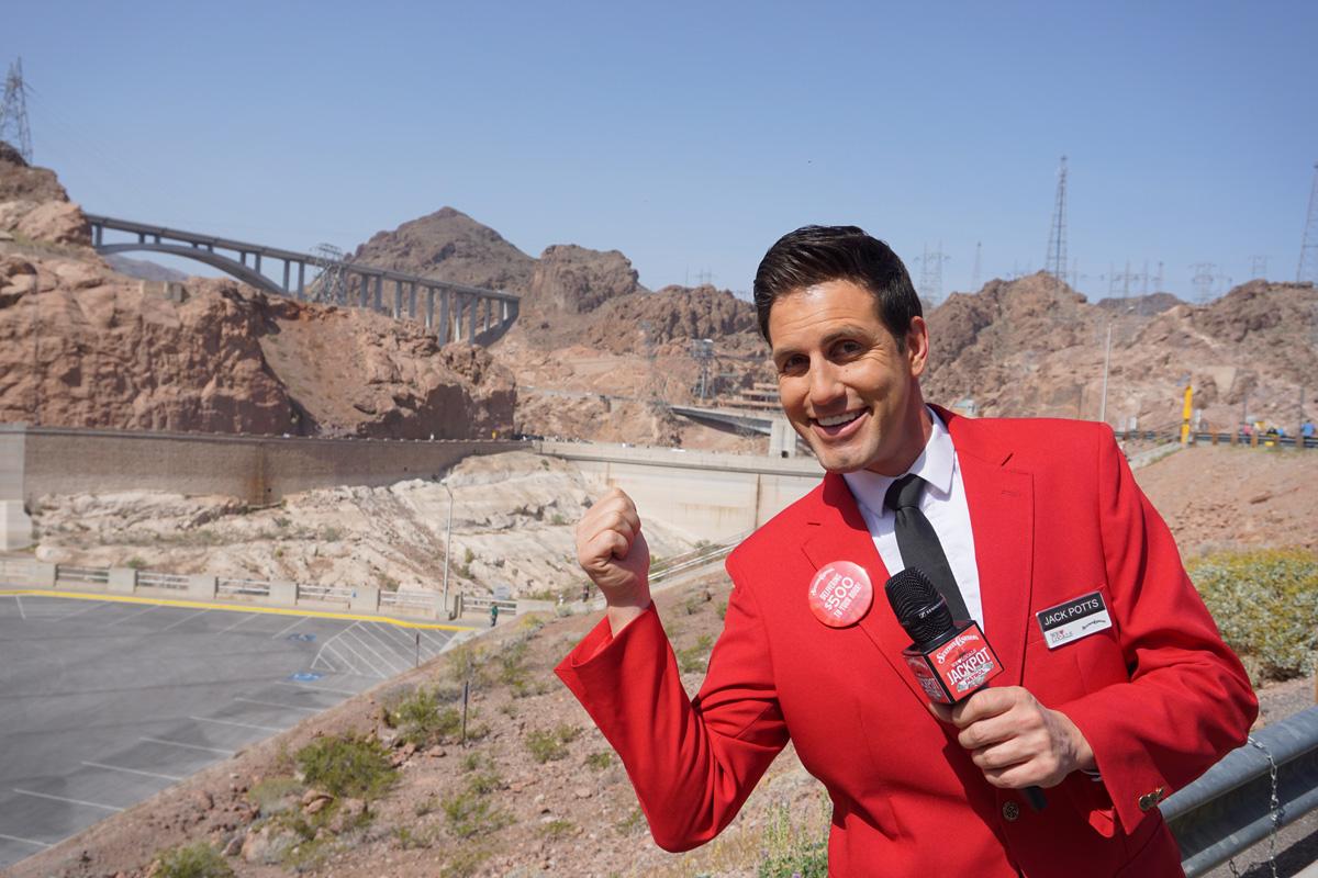 GVRcasino's tweet image. #JackPotts dropped by the Hoover Dam this morning! What do you think the caption be? #JackpotPatrol