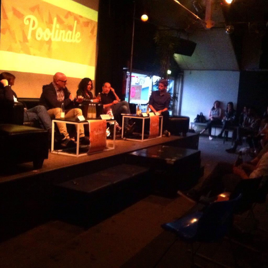 poolinale's tweet photo. Full House at the #PoolinaleTalks @flucvienna - what a great turnout #Poolinale http://t.co/Q6E4JXVfnQ