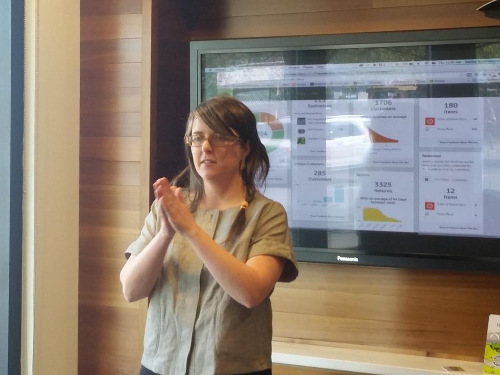 Katrina of <a href="/supportland/">Supportland</a> sharing plans for new dashboard features for # TLF Rewards.  @ShopLocalYYJ
