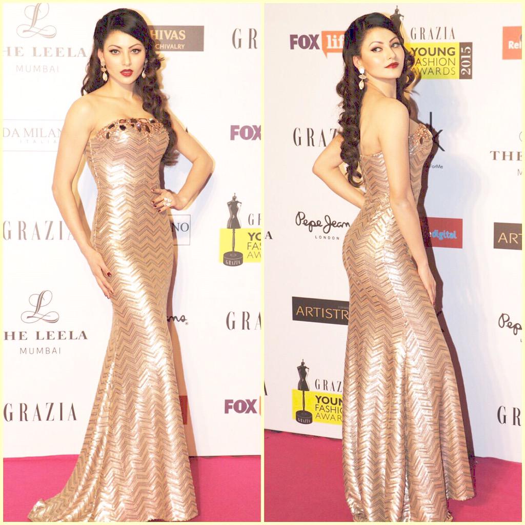 UrvashiRautela's tweet photo. At Graziayoungachieversawards in #komalsood , jewellery @shopthebohemian styling by @statementstyling2 http://t.co/OLNnL1XKLA