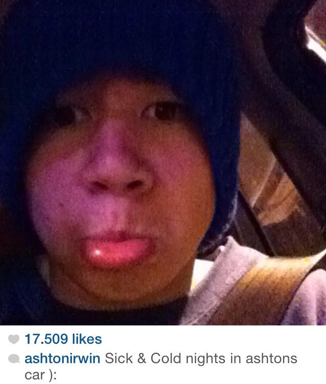 lqcashton's tweet photo. a little bit of cashton on ashton's ig http://t.co/gfbREl2Ivq
