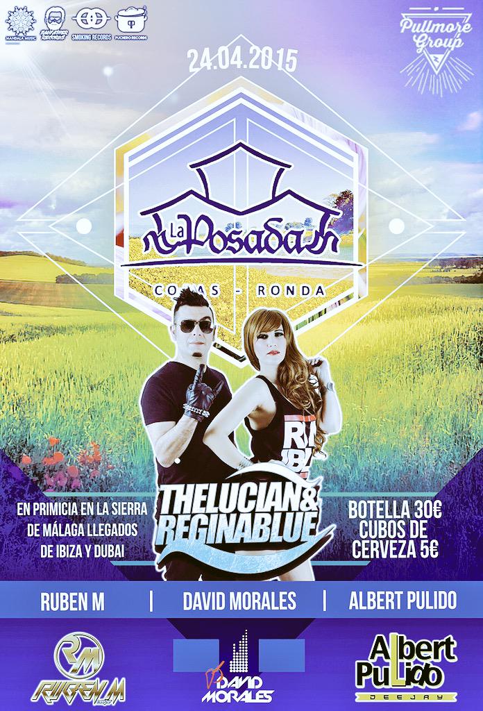 DavidMoralesDj's tweet photo. Nos Vemos el Viernes 24 Abril,en la @PosadaPub con #Lucian&amp;ReginaBlue @ProducPULLMORE #ZheBailaEnRonda 
#NoFaltes;) http://t.co/WmD2qS7L6U