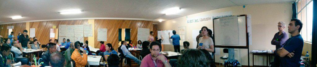 En la cosecha sobre como creamos valor desde la diversidad después del café mundial en #aohquito <a href="/AofHostingQuito/">Art Of Hosting Quito</a>