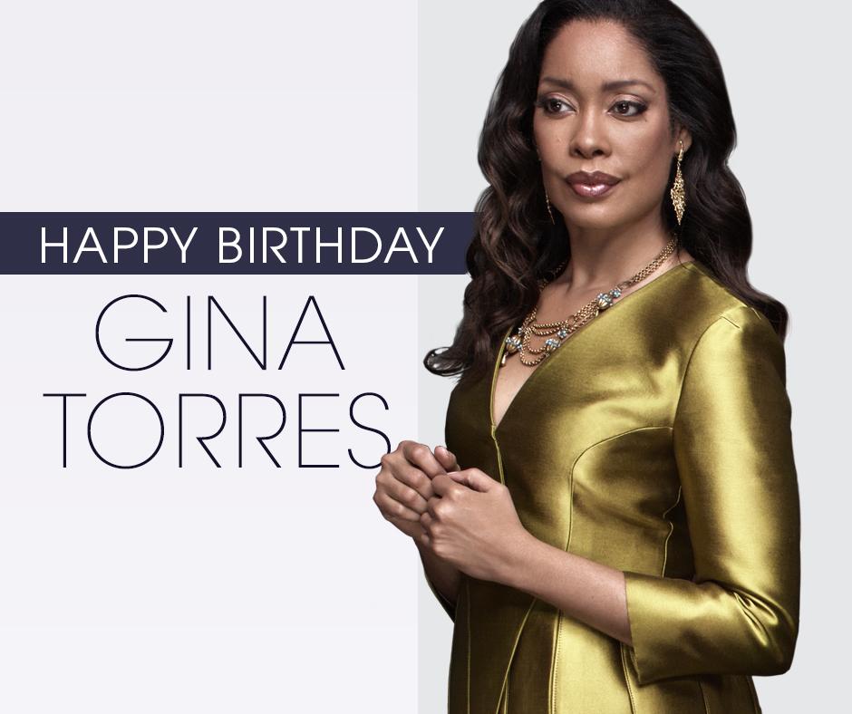 To wish Gina Torres a very Happy Birthday! 