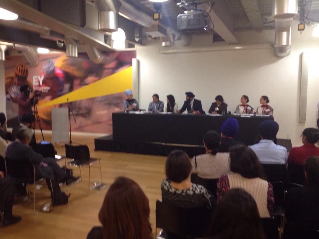 IndyHothi's tweet photo. Great to hear from Paramjit, the head of tax at @jpmorgan on female leadership in the city - hosted by @EYSikhNetwork http://t.co/pC3Qlawglj