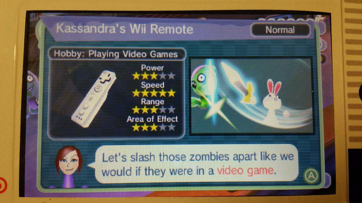 tomdude's tweet image. Already some interesting weapons in #BattlegroundZ. #MiiPlaza #StreetPass #3DS