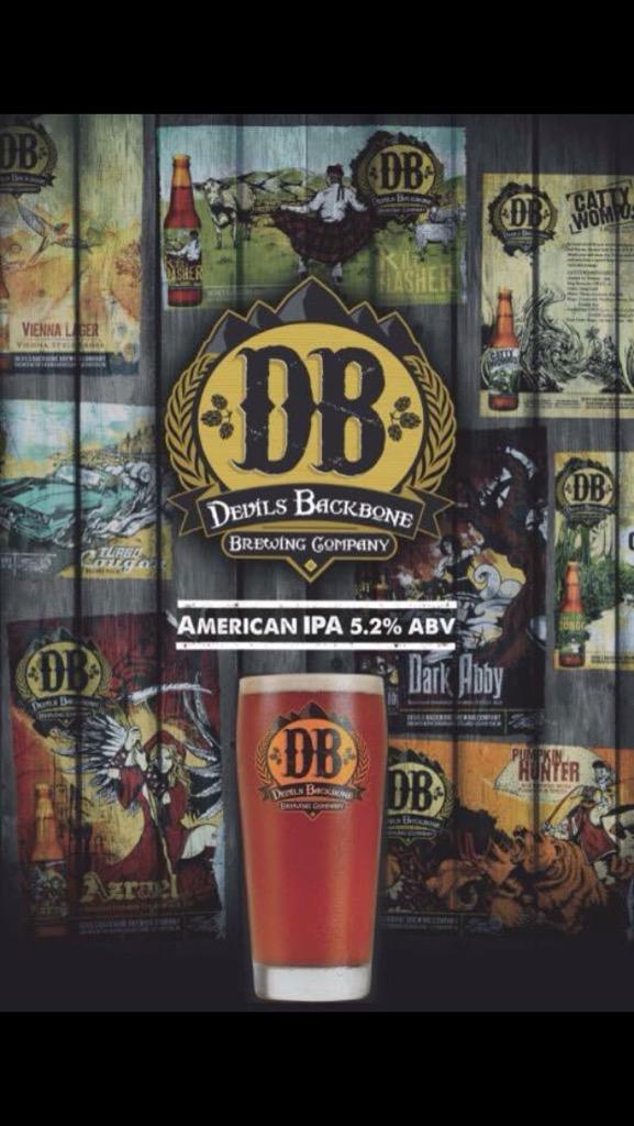 MUW_Enfield's tweet photo. Tried an award winning IPA recently? Devils Backbone at %5.2 is surely enough to warm the belly! #onlyatthemoon http://t.co/ENhGXCTMVS