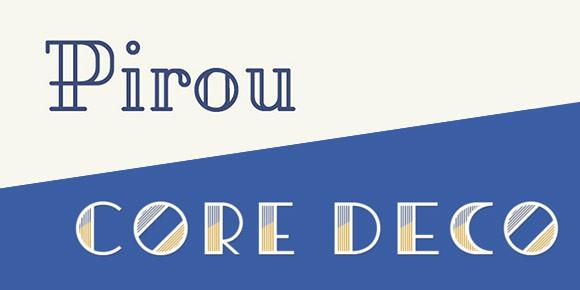 teelacunningham's tweet photo. 2 #fonts to increase your #textdrive: http://t.co/gOAeo27jPb #pirou #coredeco #deco #type #typography #font #free http://t.co/0Fhorl3QZB