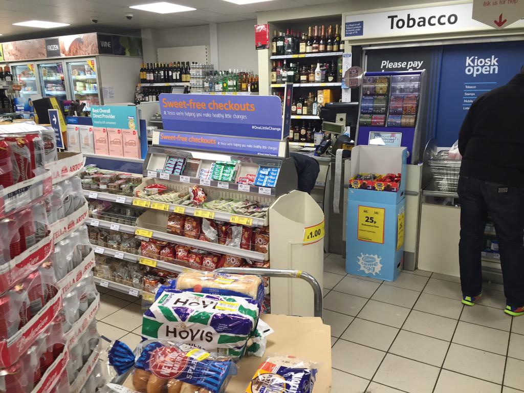 PushTheButton's tweet photo. Update on @Tesco Walworth's "Sweet Free Check Outs": 25p Creme Eggs.
#onelittlechange http://t.co/kfza6hs16p