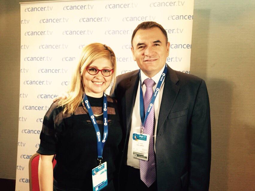 SLAGO2025's tweet photo. ¡Pdte. de #SLAGO 2015 Dr. Jorge Gallardo entrevistado por @ecancer_espanol @ecancer! http://t.co/Wx8Zf03QhZ