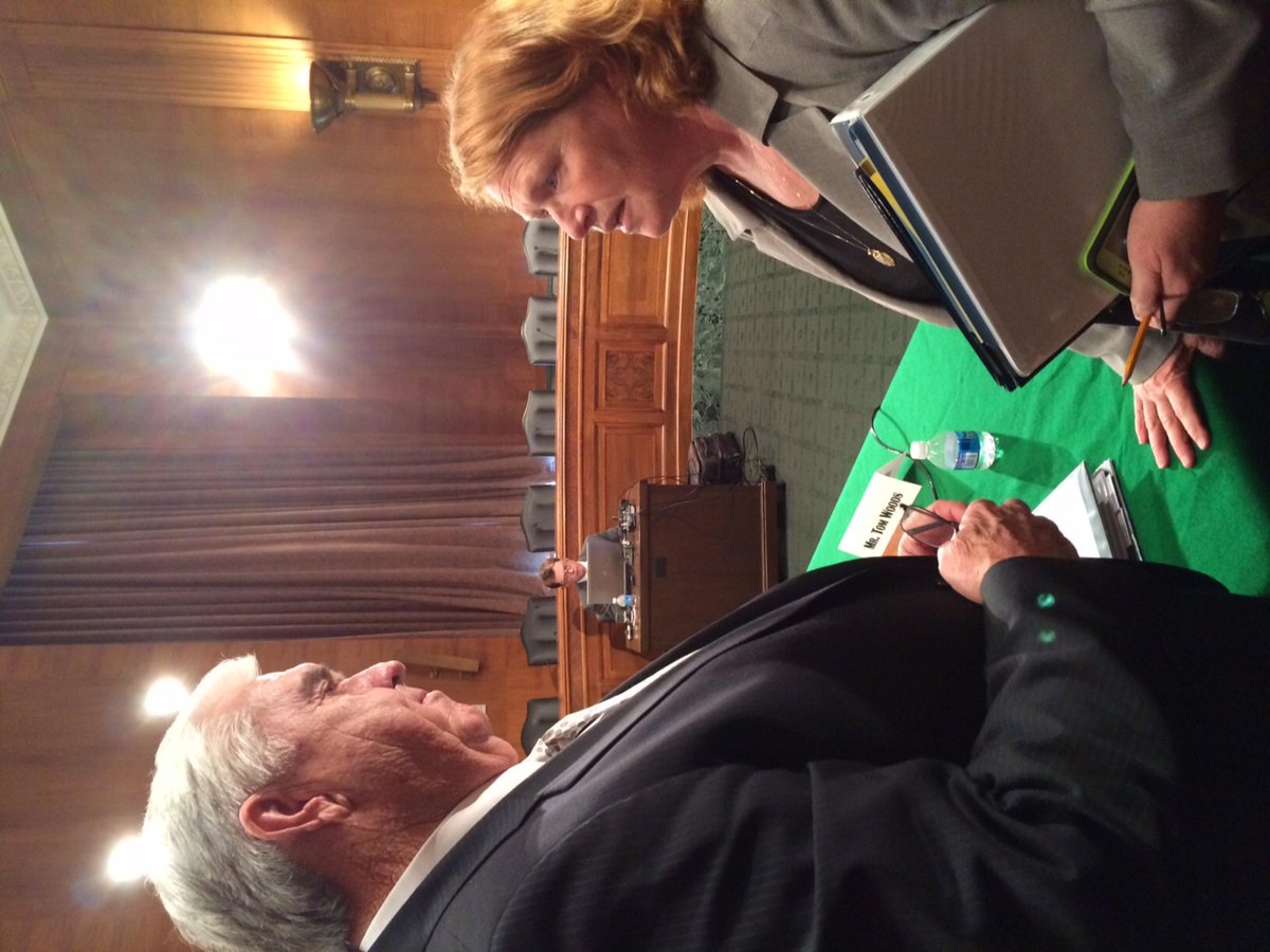 TheHomeBuilders's tweet photo. Thank you @SenatorHeitkamp for your questions in today's @SenateBanking hearing on regulatory obstacles in housing. http://t.co/jPR0EsmR09