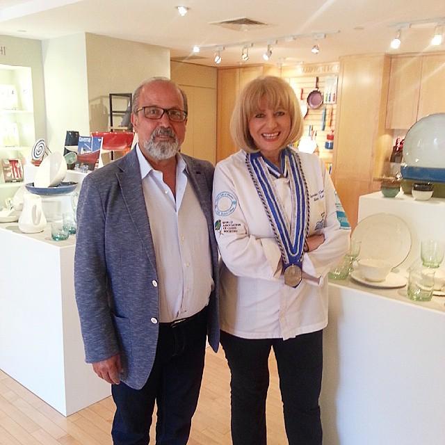hamptonforge's tweet photo. Now in our showroom! Wonderful Maria Loi @loiestiatorio visiting #HamptonForge #greekfood http://t.co/Wxsw8VbjkV http://t.co/uujAZwjUdo