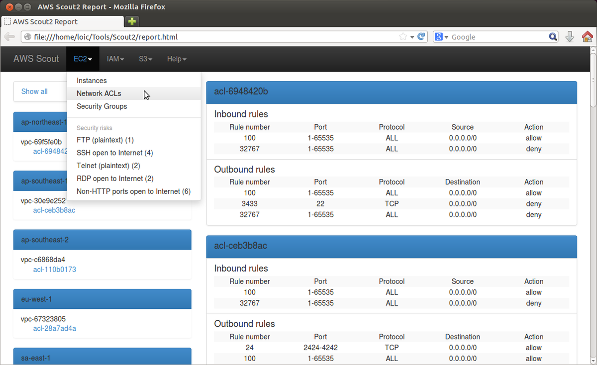 jeffbarr's tweet photo. Cool stuff on GitHub - Scout2 Security Auditing Tool for #AWS Environments - http://t.co/xNrODwrS5C http://t.co/4ekZAGevk5