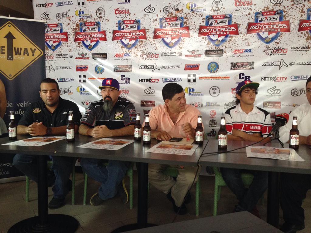 Conferencia de prensa de la 2da Válida del Campeonato Nacional de Motocross y 4Wheels