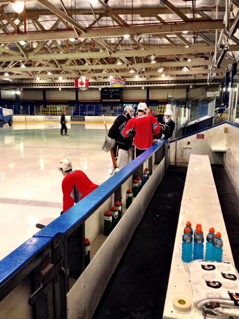 Almost time for practice at UBC!