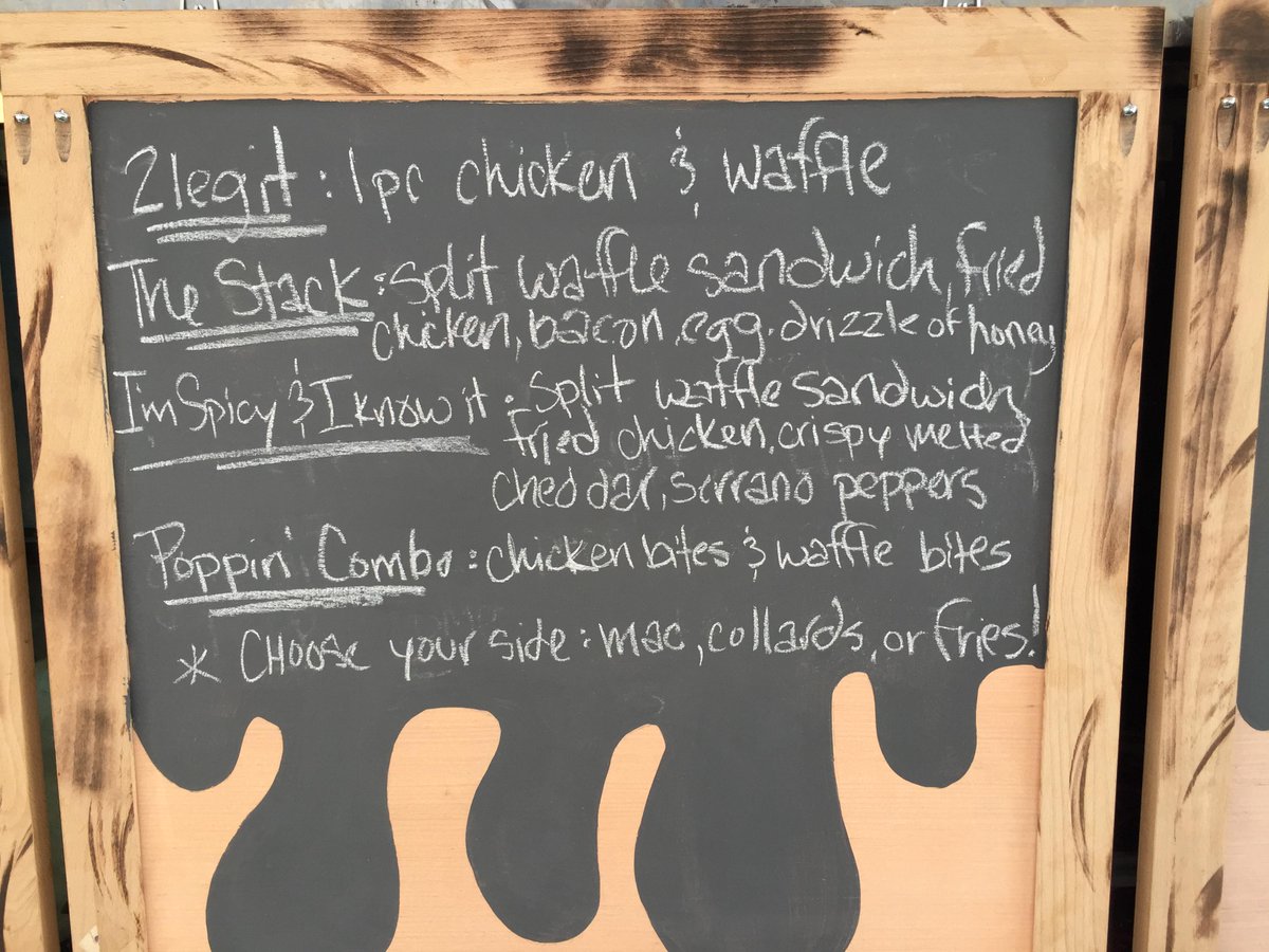 cdapio's tweet photo. Food truck day - @TheWaffleRoost hooked up the hungry team @CaskData #nomnomnom #waffleygoodness #frythatchicken http://t.co/HBm9RJENsV