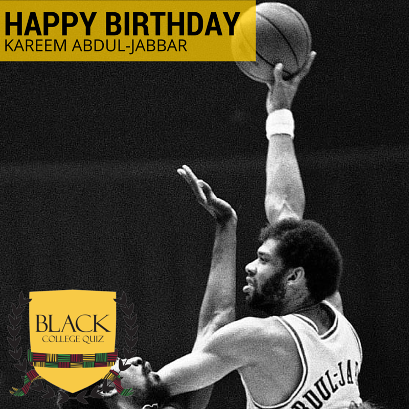 Happy Birthday Kareem Abdul-Jabbar! 