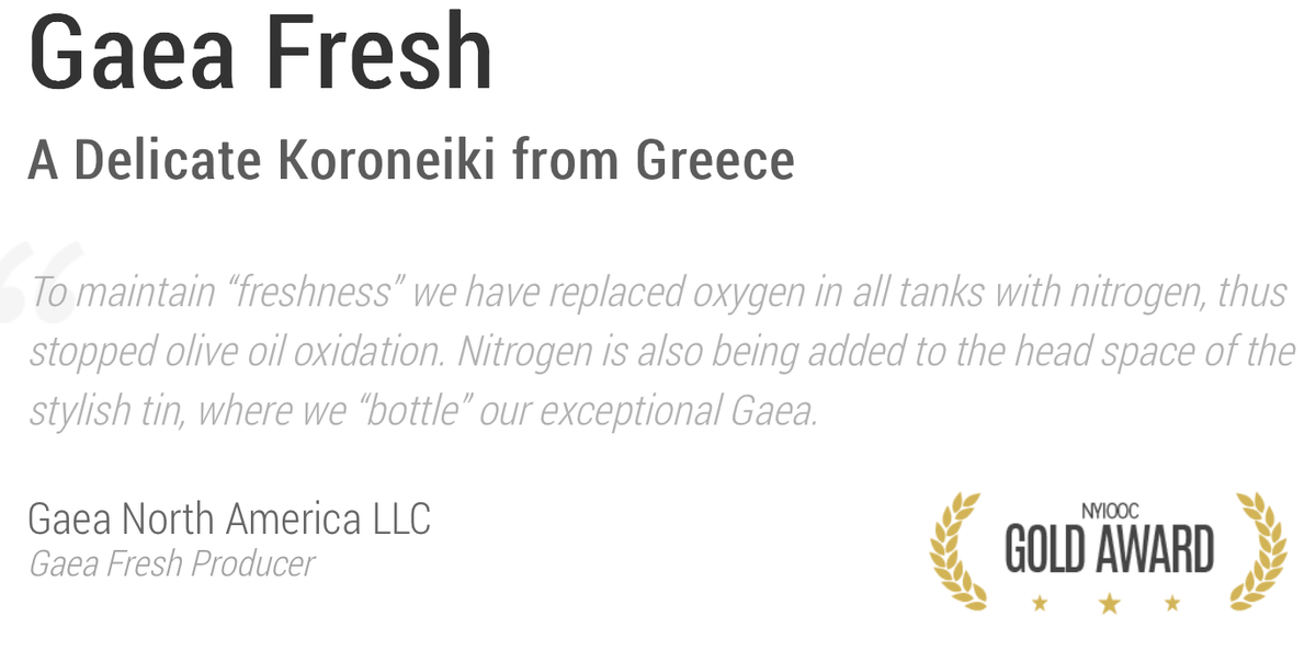 GrGaea's tweet photo. Our product #GaeaFresh won a #GoldAward at #NYIOOC2015 !
A great team is behind this beautiful project! http://t.co/tbK8JUOhHF