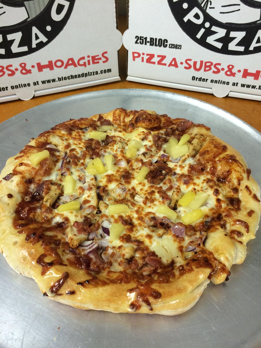 Friday and Saturday only buy an Hawaiian BBQ Chicken Sandwich and get a Medium Hawaiian BBQ Chicken Pizza for only $5