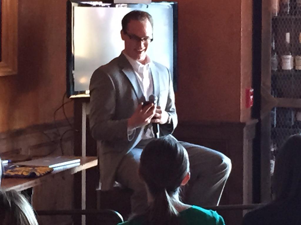 RumpusRoomMKE's tweet photo. Today's speaker is  @nreynolds112  from @BostonStrongOrg #YPWeek http://t.co/buD61K5lhM