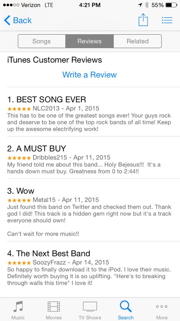 EverlitMusic's tweet photo. Reviews are starting to come in!! Purchase our first single "A Phoenix Will Rise" today! http://t.co/0liWzi3nqa