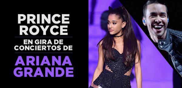Prince Royce se une a la gira "The Honeymoon Tour" de Ariana Grande

ENTERATE: goo.gl/GfBKvb #PrinceRoyce
